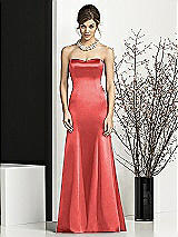 Front View Thumbnail - Perfect Coral After Six Bridesmaids Style 6673