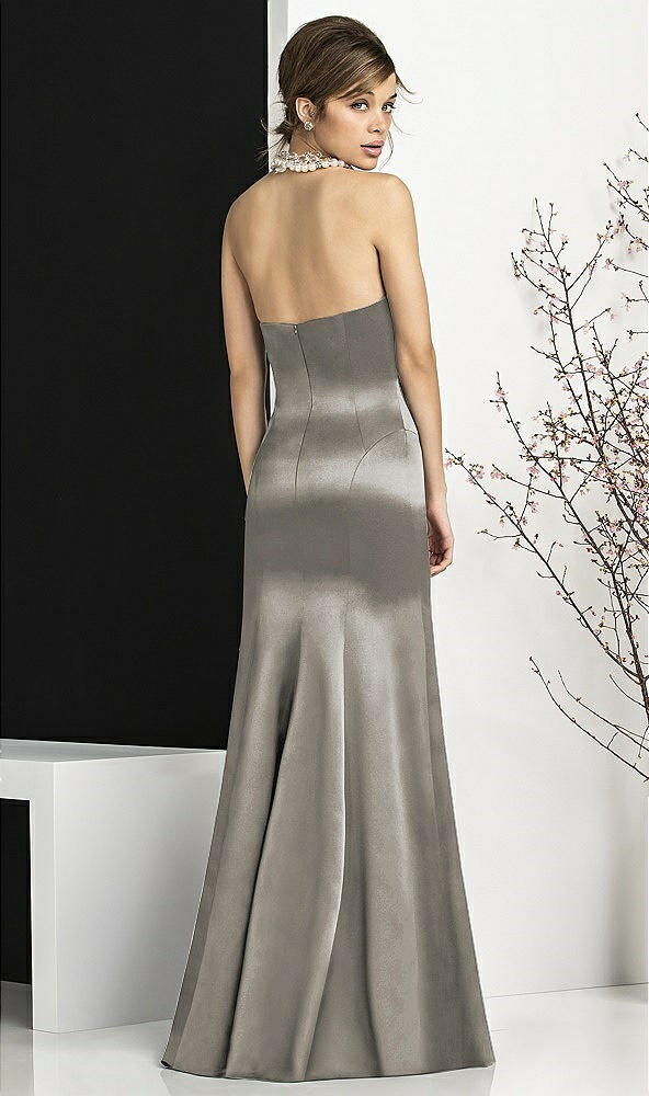 Back View - Mocha After Six Bridesmaids Style 6673