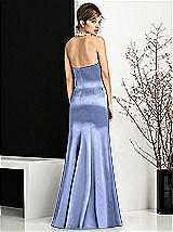 Rear View Thumbnail - Periwinkle - PANTONE Serenity After Six Bridesmaids Style 6673