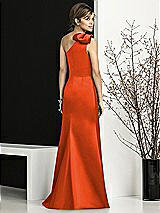 Rear View Thumbnail - Tangerine Tango After Six Bridesmaids Style 6674