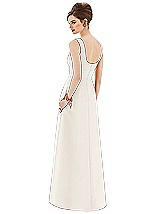 Rear View Thumbnail - Ivory Alfred Sung Bridesmaid Dress D659