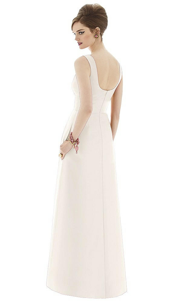 Back View - Ivory Alfred Sung Bridesmaid Dress D659