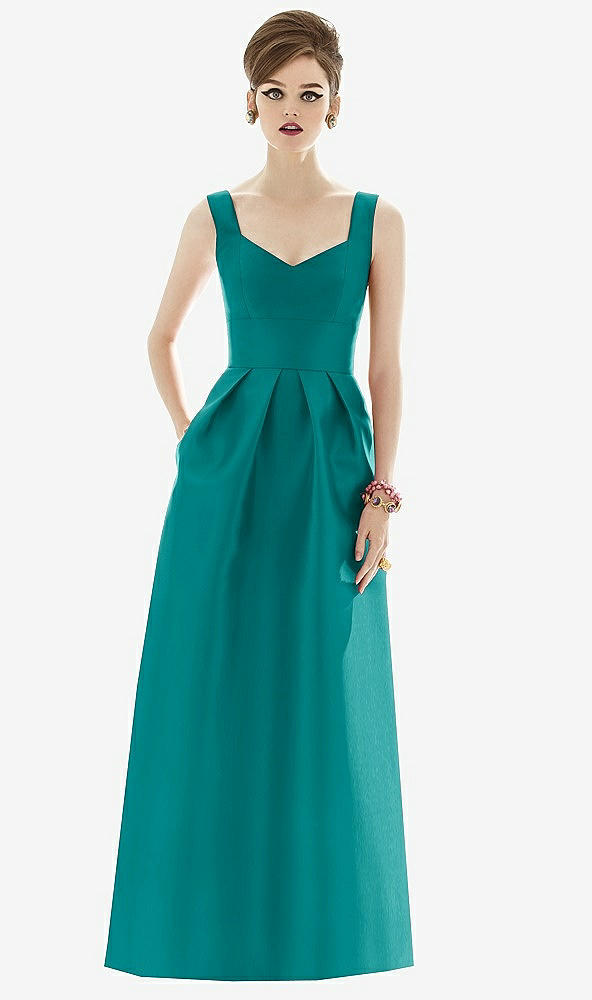 Front View - Jade Alfred Sung Bridesmaid Dress D659