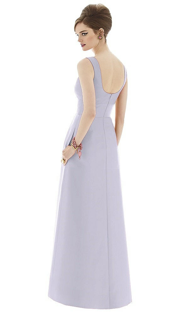 Back View - Silver Dove Alfred Sung Bridesmaid Dress D659