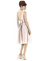 Rear View Thumbnail - Blush Alfred Sung Open Back Cocktail Dress D660
