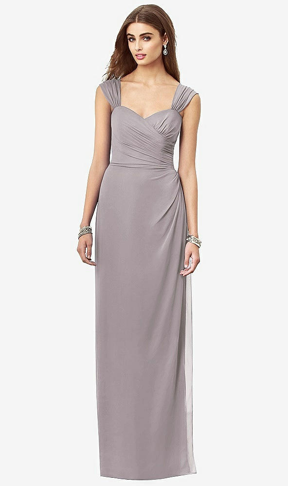 Front View - Cashmere Gray After Six Bridesmaid Dress 6693