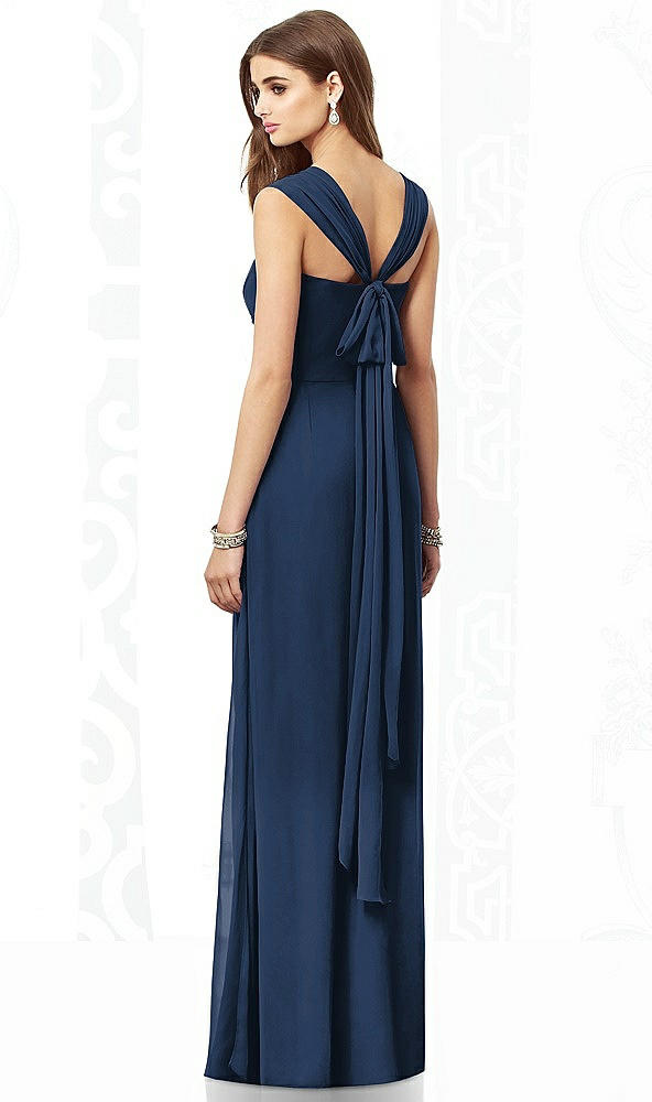 Back View - Midnight Navy After Six Bridesmaid Dress 6693