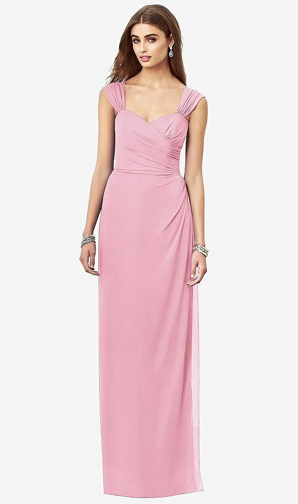 Front View - Peony Pink After Six Bridesmaid Dress 6693