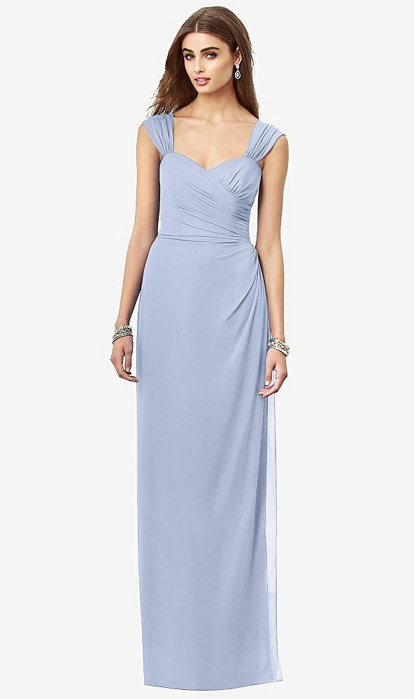 Front View - Sky Blue After Six Bridesmaid Dress 6693