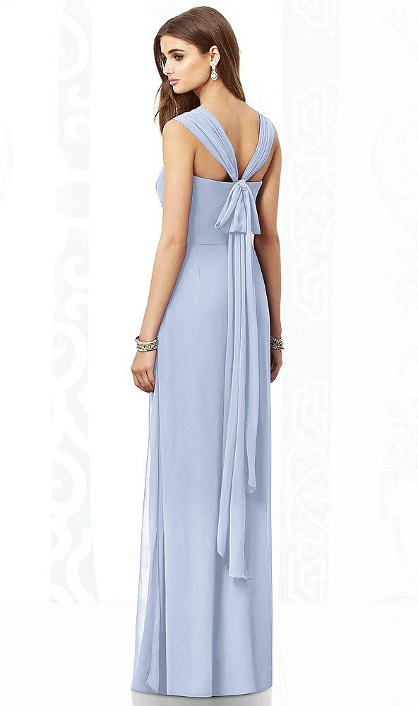 Back View - Sky Blue After Six Bridesmaid Dress 6693