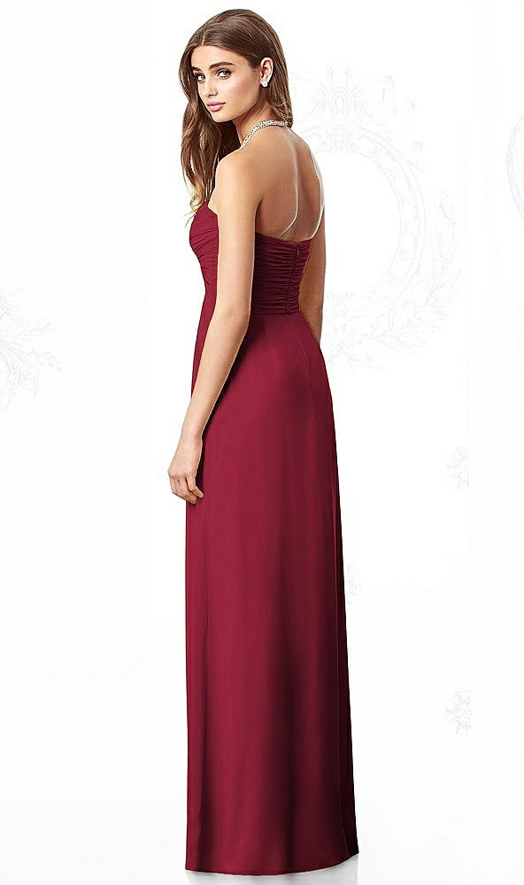 Back View - Burgundy After Six Style 6694