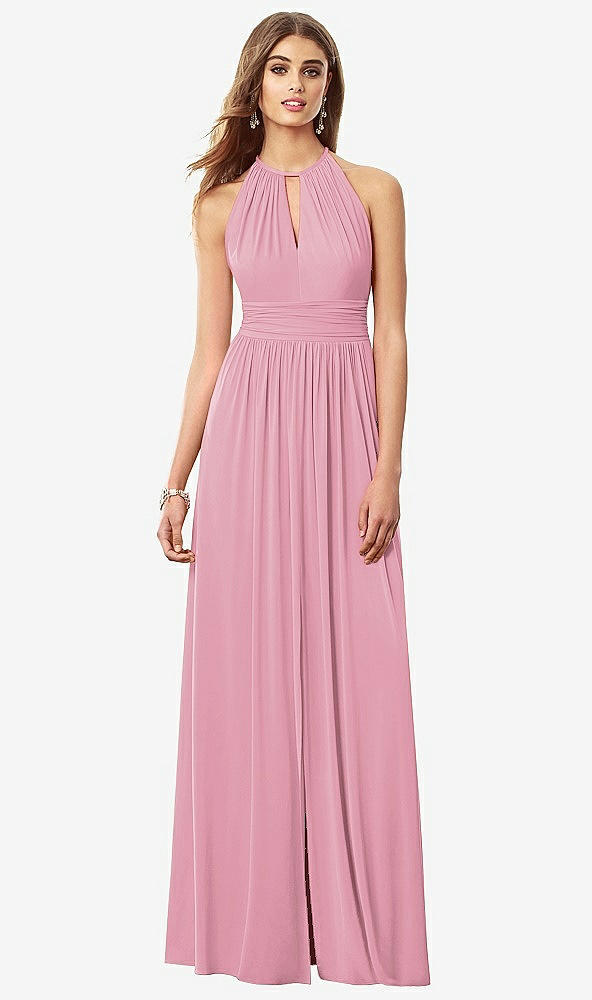 Front View - Sea Pink After Six Bridesmaid Dress 6696