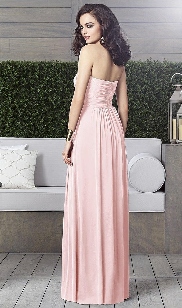 Back View - Ballet Pink Dessy Collection Style 2910