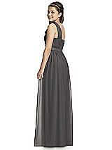 Rear View Thumbnail - Caviar Gray Junior Bridesmaid Dress JR526