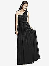Front View Thumbnail - Black Junior Bridesmaid Dress JR526