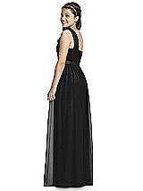 Rear View Thumbnail - Black Junior Bridesmaid Dress JR526
