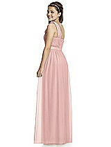 Rear View Thumbnail - Rose - PANTONE Rose Quartz Junior Bridesmaid Dress JR526