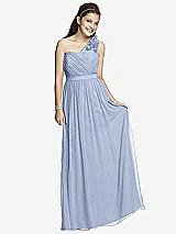 Front View Thumbnail - Sky Blue Junior Bridesmaid Dress JR526