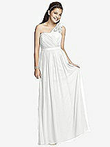 Front View Thumbnail - White Junior Bridesmaid Dress JR526
