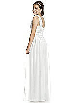 Rear View Thumbnail - White Junior Bridesmaid Dress JR526