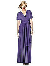 Alt View 1 Thumbnail - Regalia - PANTONE Ultra Violet Twist Wrap Convertible Maxi Dress