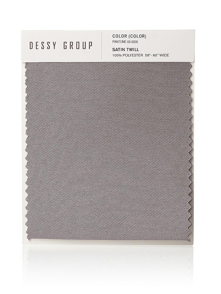 Front View - Cashmere Gray Satin Twill Swatch