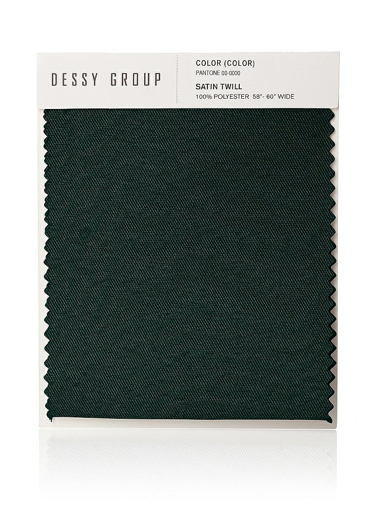Front View - Evergreen Satin Twill Swatch