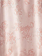 Front View Thumbnail - Bow And Blossom Print Satin Twill Fabric by the Yard