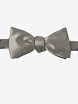 Front View Thumbnail - Mocha Matte Satin Bow Ties by After Six