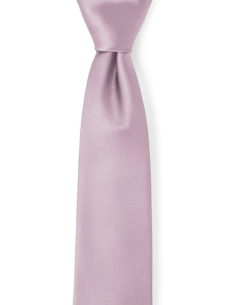 Front View - Suede Rose Matte Satin Neckties by After Six