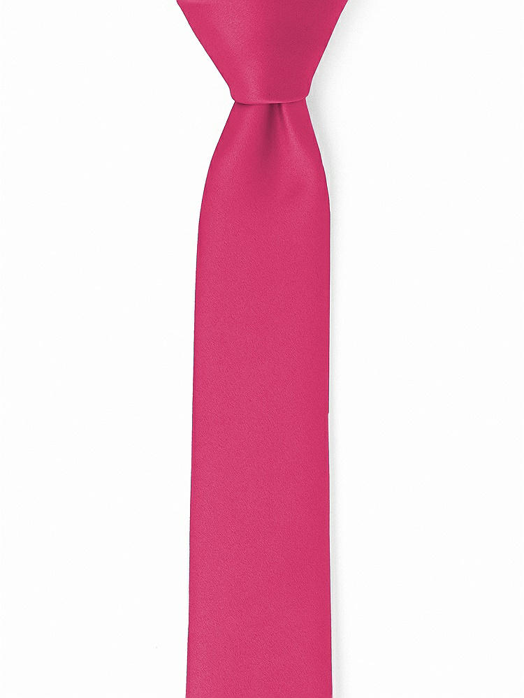 Front View - Shocking Matte Satin Narrow Ties by After Six