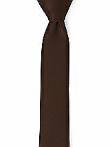 Front View Thumbnail - Espresso Matte Satin Narrow Ties by After Six