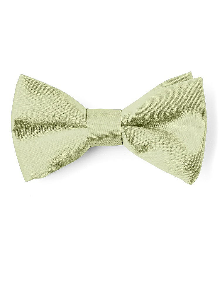Front View - Mint Matte Satin Boy's Clip Bow Tie by After Six