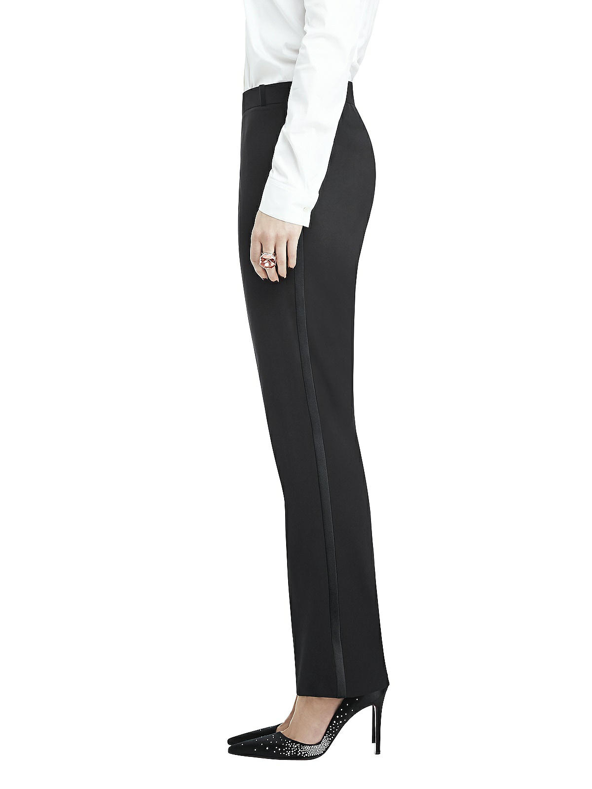 Womens Tuxedo Pant - Marlowe By After Six In Black | The Dessy Group