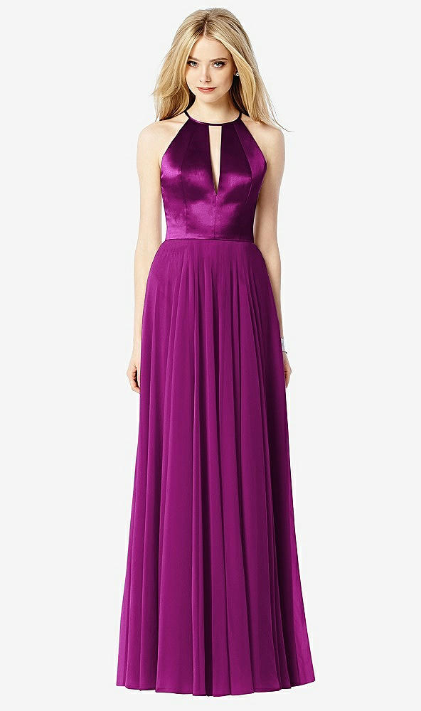 Front View - Persian Plum After Six Bridesmaid Dress 6705