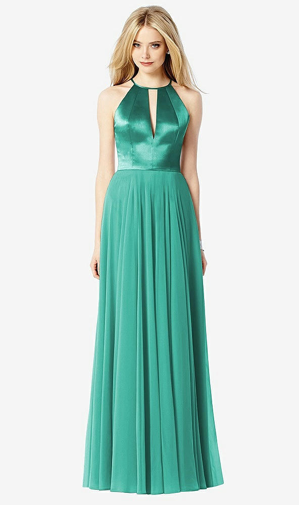 Front View - Pantone Turquoise After Six Bridesmaid Dress 6705
