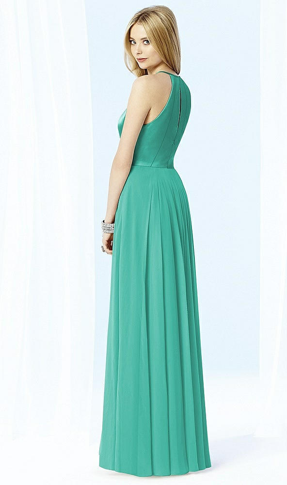 Back View - Pantone Turquoise After Six Bridesmaid Dress 6705