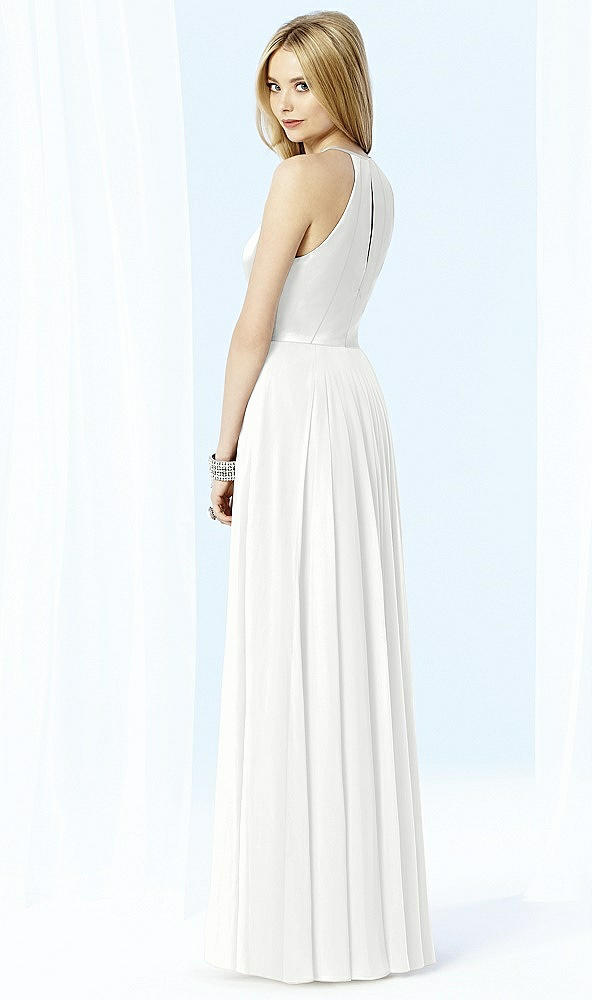 Back View - White After Six Bridesmaid Dress 6705
