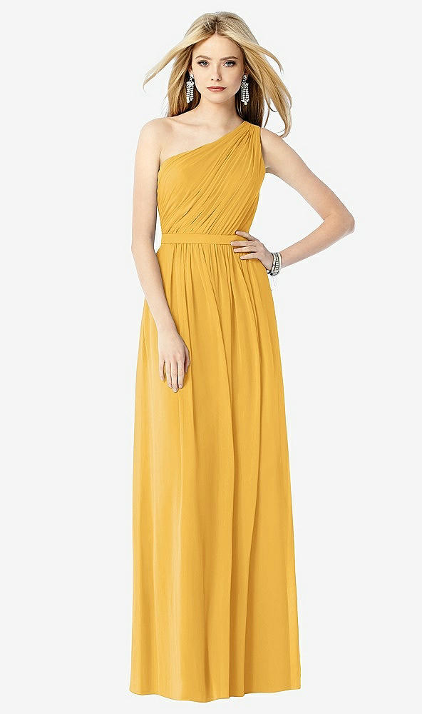 Front View - NYC Yellow After Six Bridesmaid Dress 6706