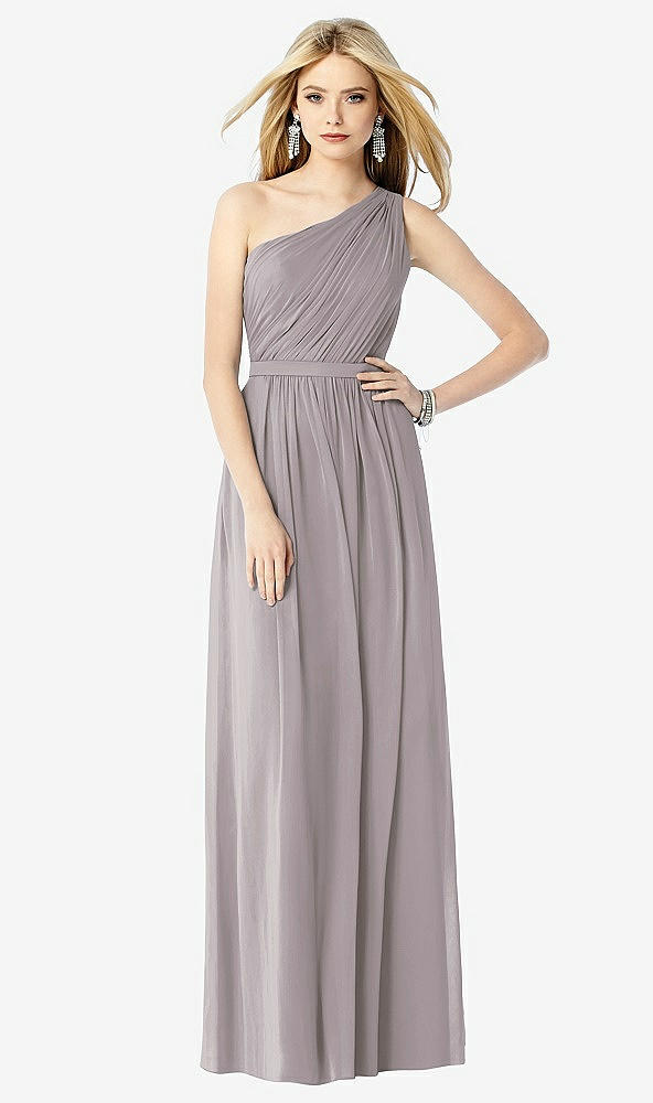 Front View - Cashmere Gray After Six Bridesmaid Dress 6706