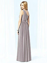 Rear View Thumbnail - Cashmere Gray After Six Bridesmaid Dress 6706