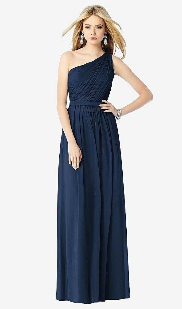 Front View - Midnight Navy After Six Bridesmaid Dress 6706