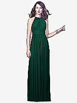 Front View Thumbnail - Hunter Green Dessy Collection Style 2918