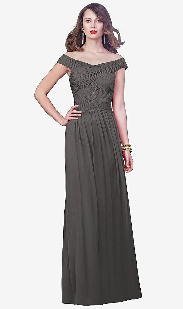 Front View - Caviar Gray Dessy Collection Style 2919