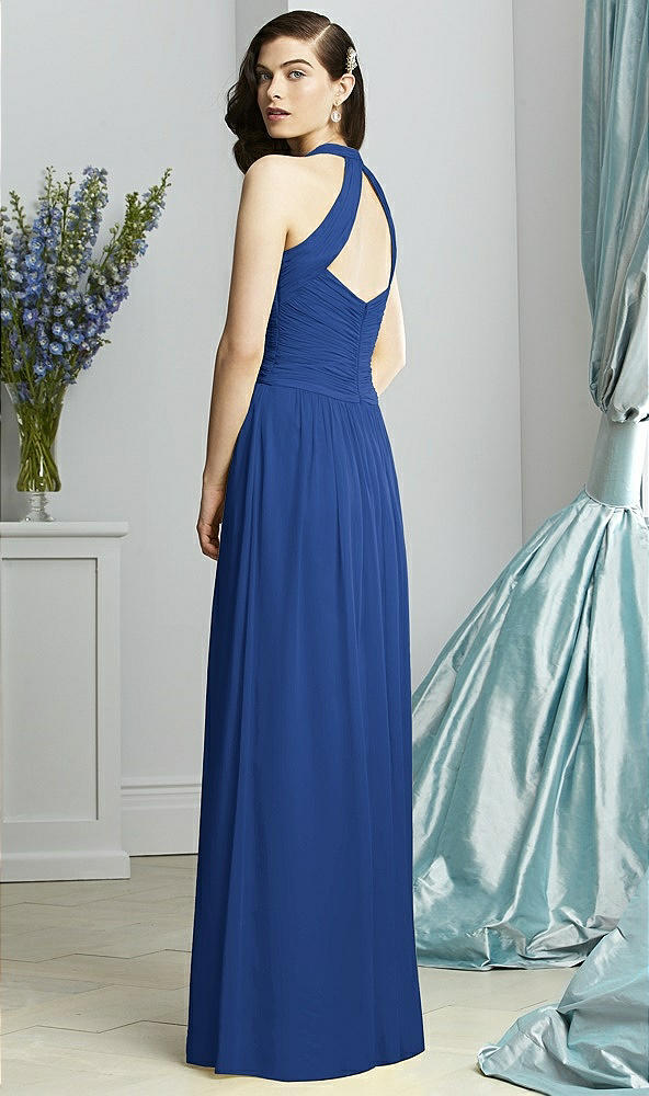 Back View - Classic Blue Dessy Collection Style 2932