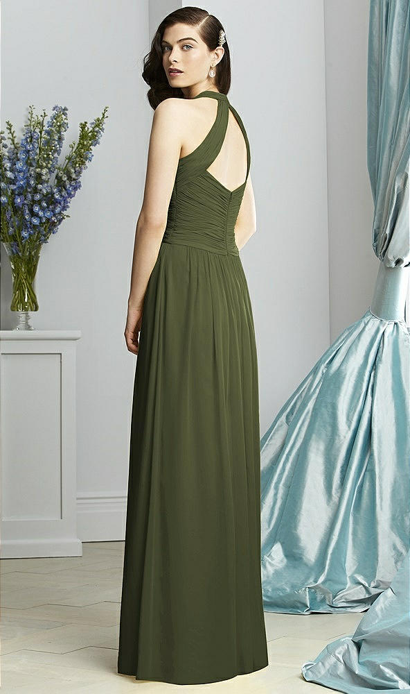 Back View - Olive Green Dessy Collection Style 2932