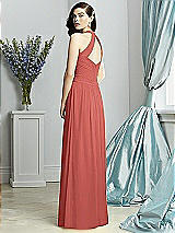 Rear View Thumbnail - Coral Pink Dessy Collection Style 2932