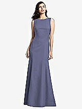 Rear View Thumbnail - French Blue Dessy Bridesmaid Dress 2936
