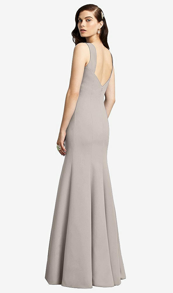 Front View - Taupe Dessy Bridesmaid Dress 2936