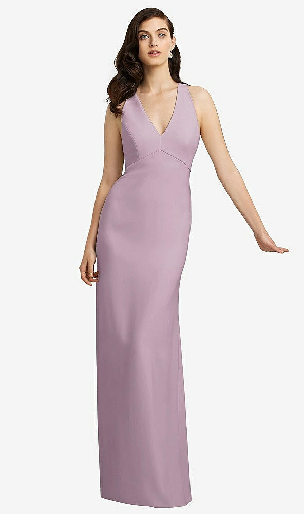Front View - Suede Rose Dessy Bridesmaid Dress 2938
